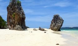 Beautiful Rock Formation in Malcapuya Island